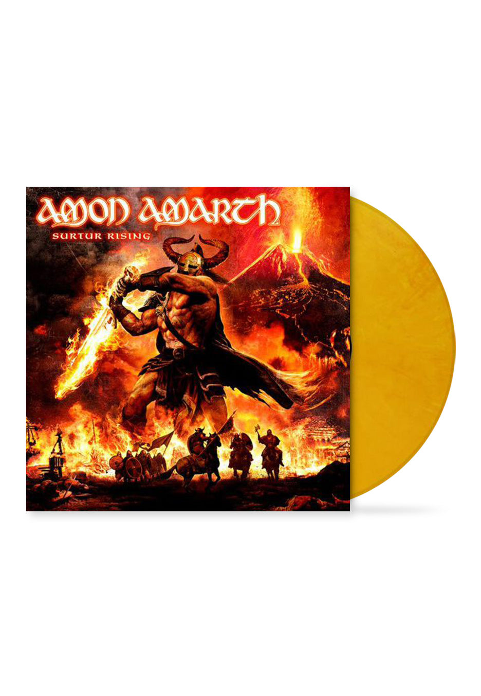 Amon Amarth - Surtur Rising Sun Yellow - Marbled Vinyl