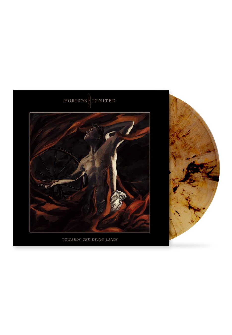 Horizon Ignited - Towards The Dying Lands Ltd. Gold/Black - Marbled Vinyl