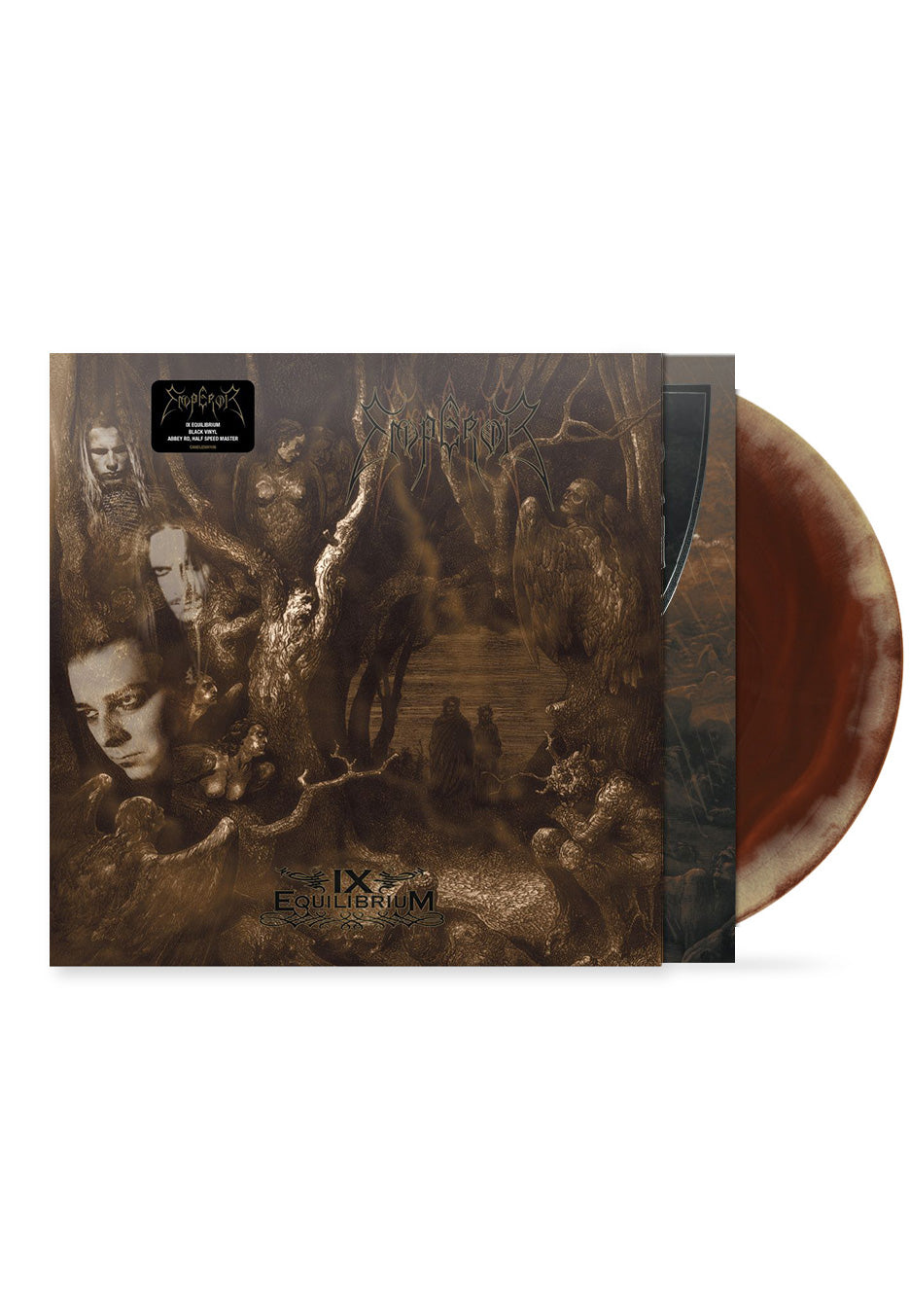Emperor - IX Equilibrium (Ltd. Reissue) Black & Brown Swirl - Colored Vinyl | Neutral-Image