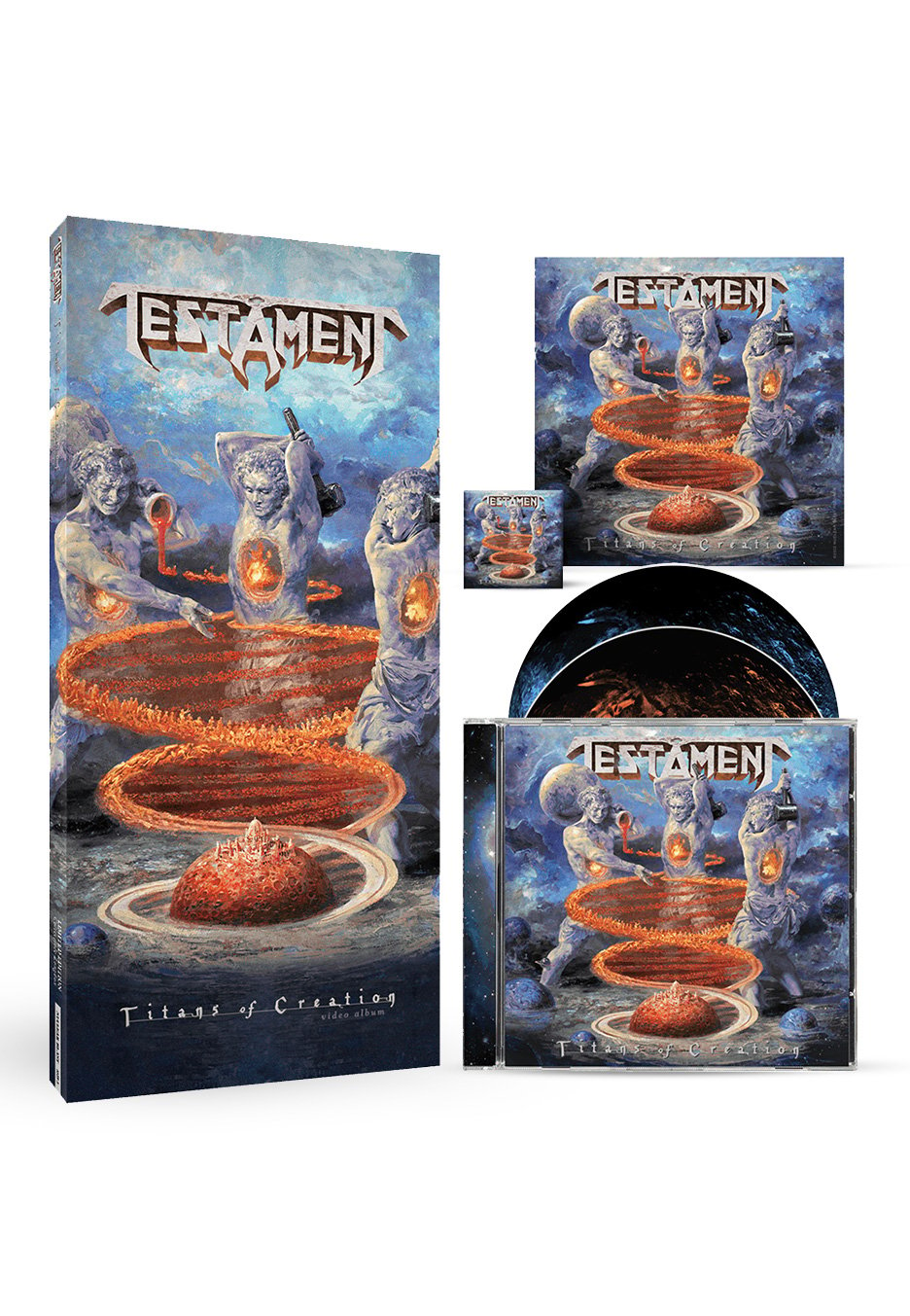 Testament - Titans Of Creation (Video Album) Ltd. - CD + Blu Ray Box
