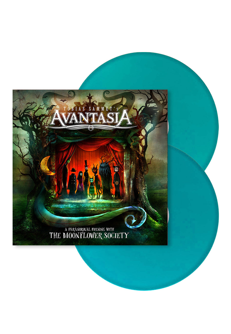 Avantasia - A Paranormal Evening with the Moonflower Society Marine Blue Ltd. - Colored 2 Vinyl