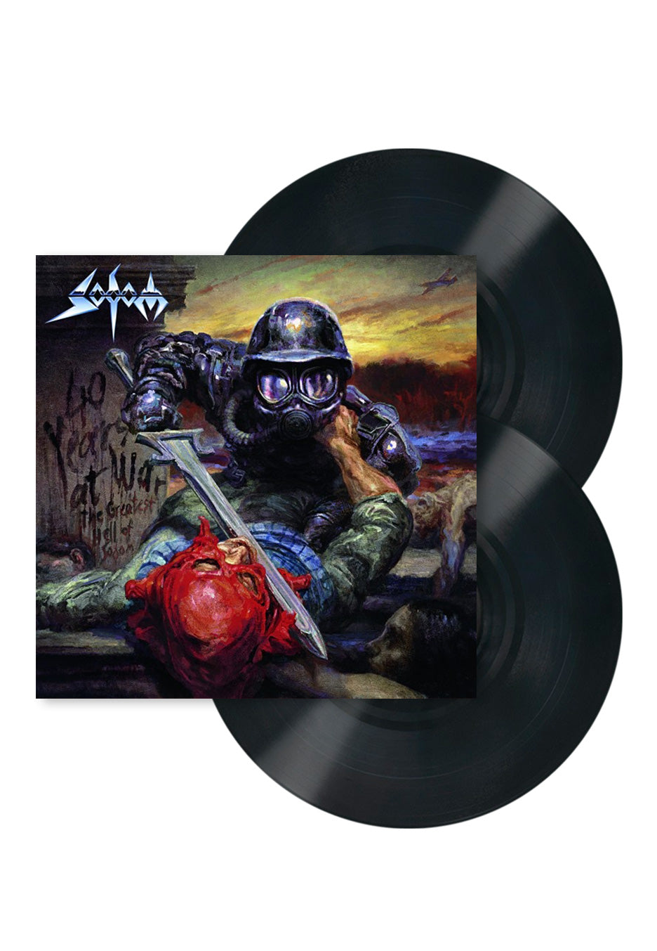 Sodom - 40 Years At War - The Greatest Hell Of Sodom Cristallo/Black - Colored 2 Vinyl