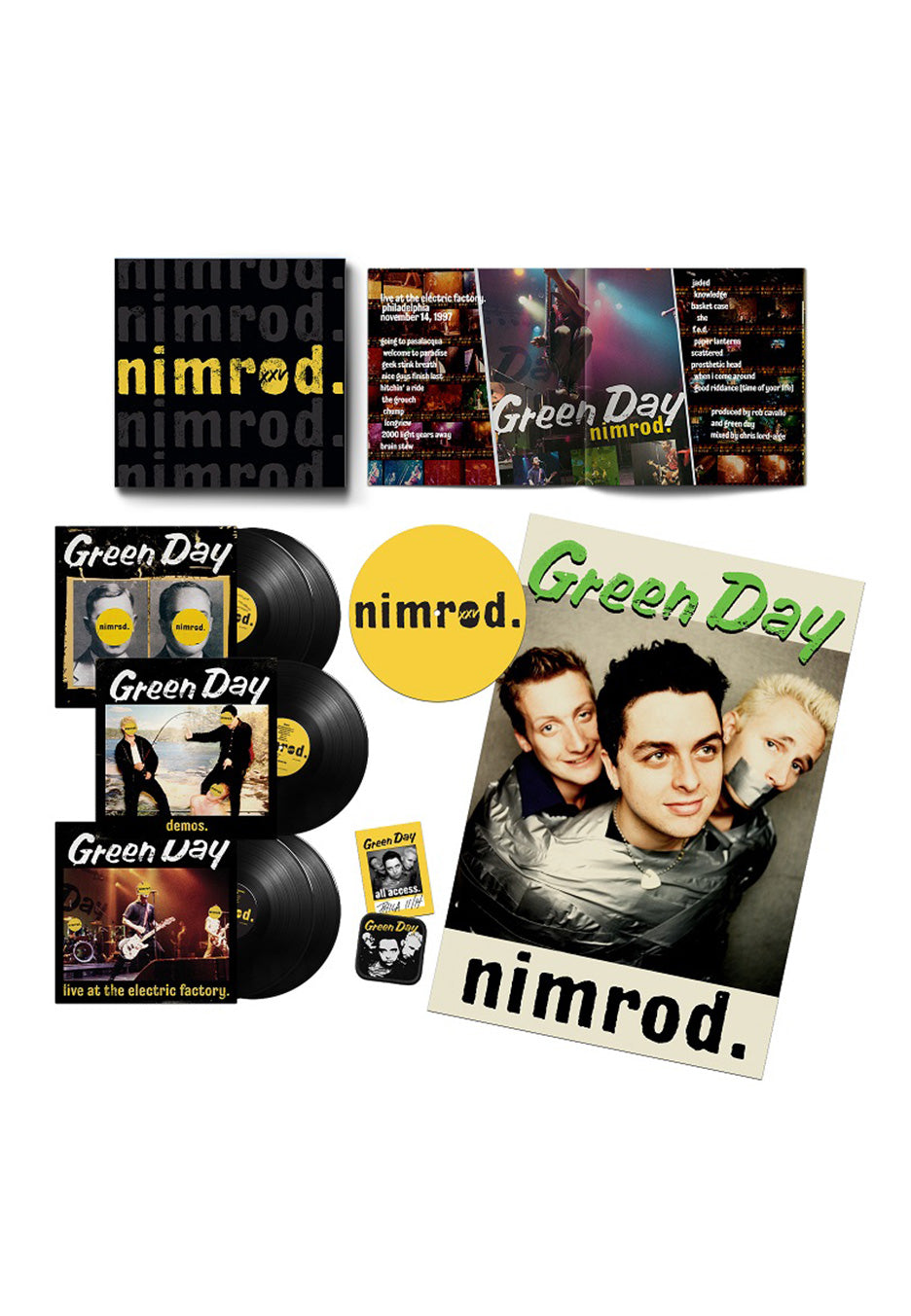 Green Day - Nimrod (25th Anniversary Edition) - 5 Vinyl Box