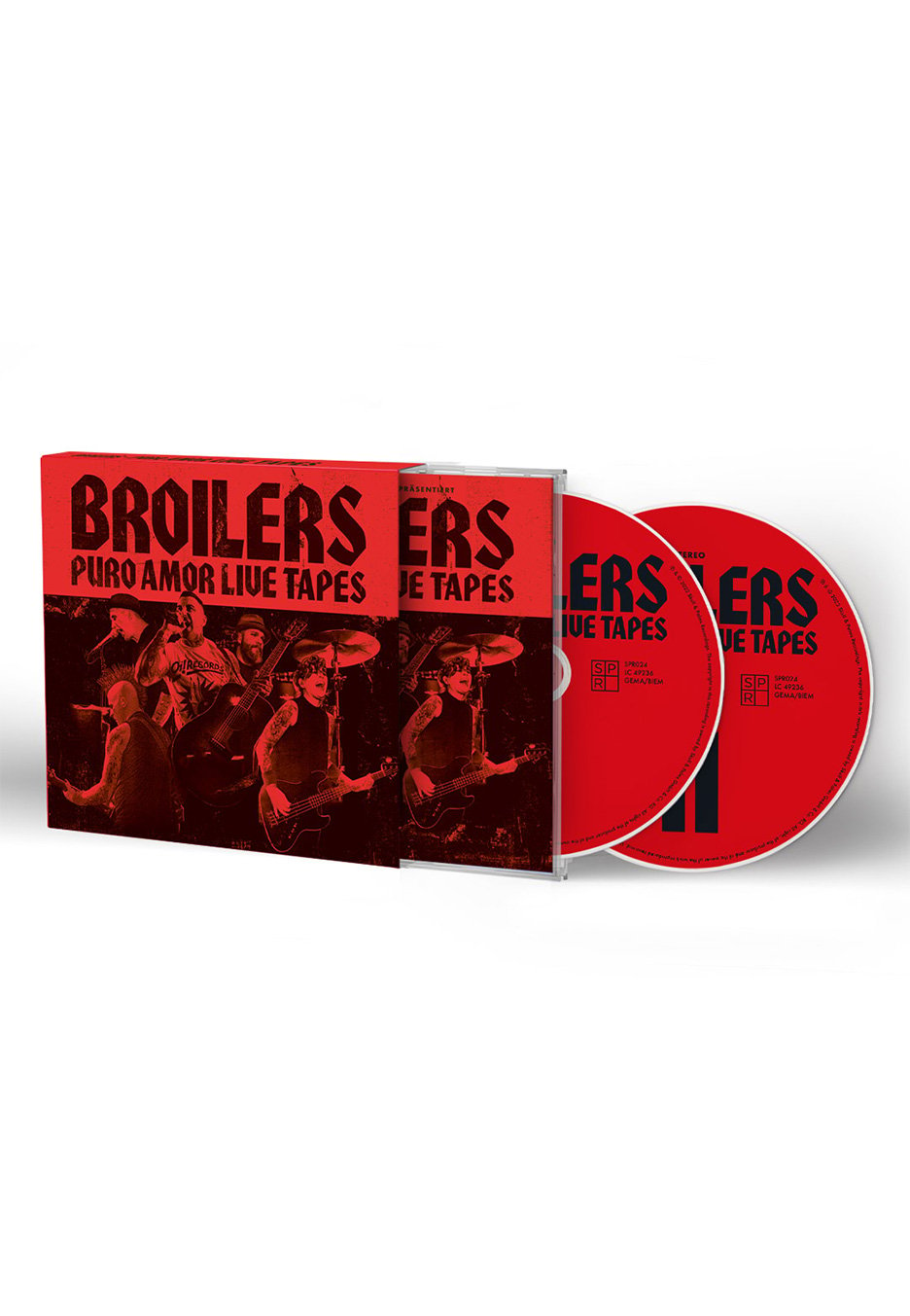 Broilers - Puro Amor Live Tapes Ltd. - Digipak 2 CD