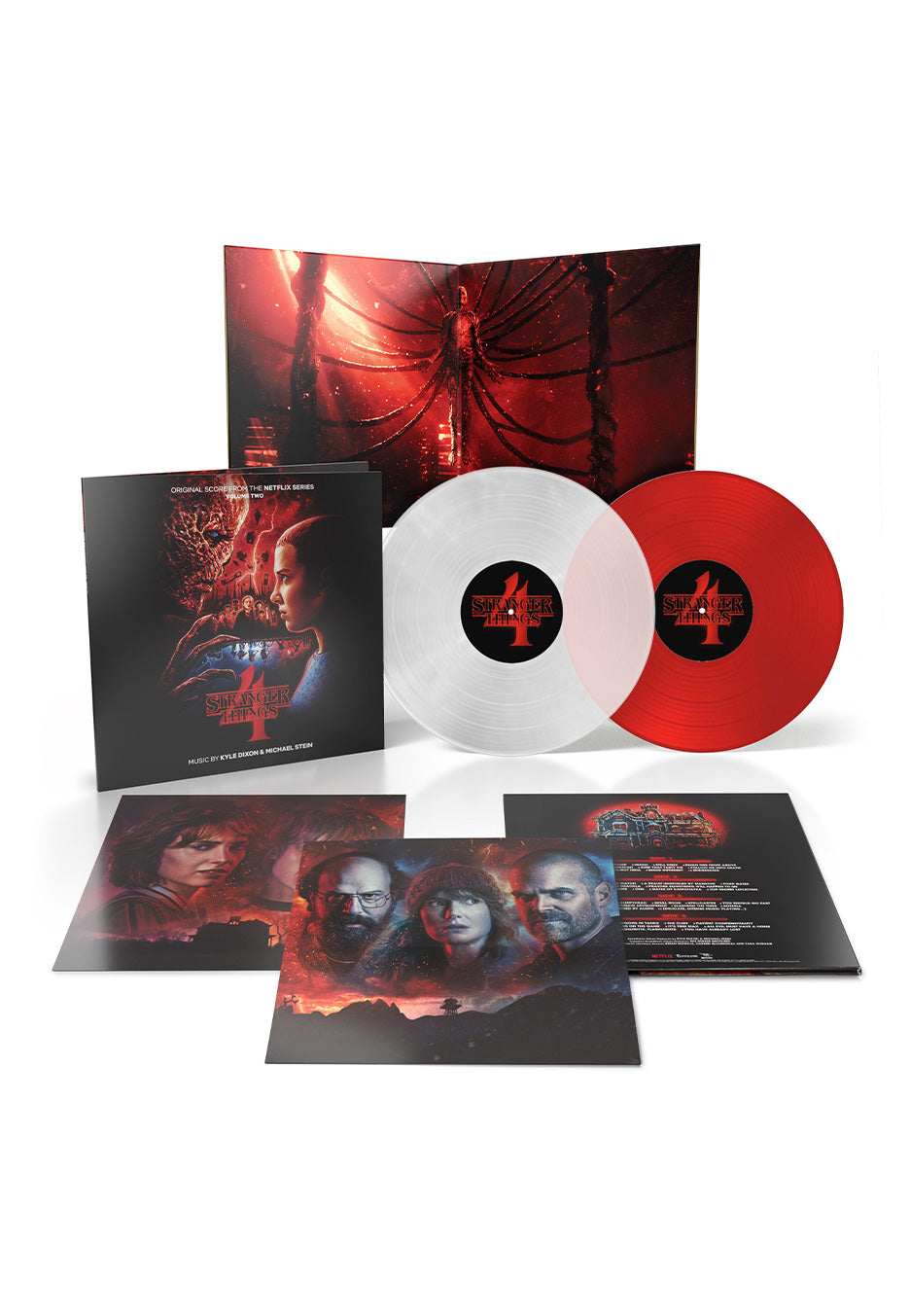 Stranger Things - Season 4: Vol.2 (Original Score) (Kyle Dixon, Michael Stein) Ltd. Clear/Red - 2 Vinyl