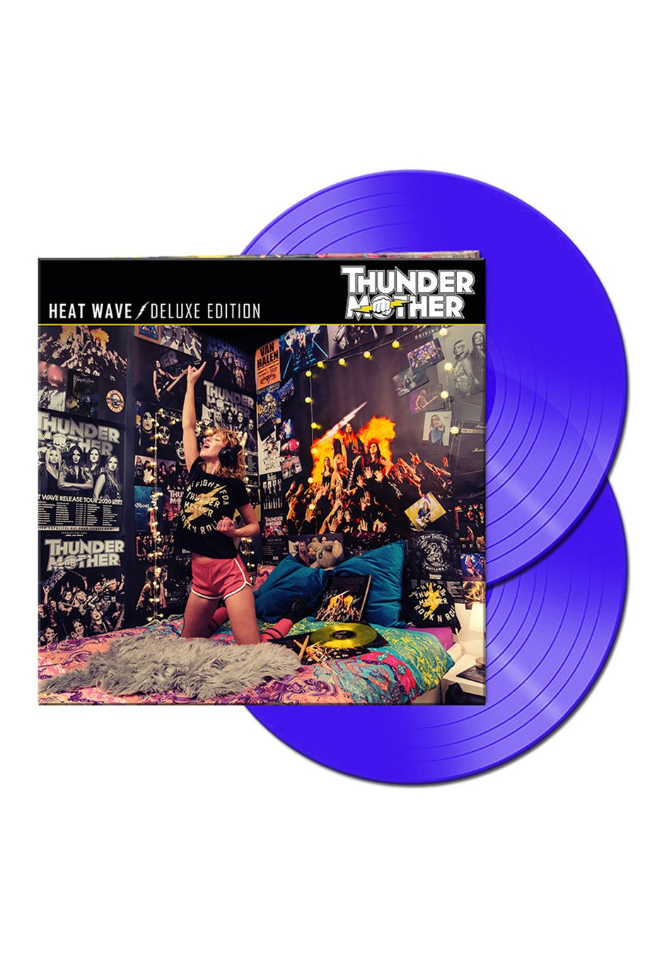 Thundermother - Heat Wave (Deluxe) Clear Blue - Colored 2 Vinyl