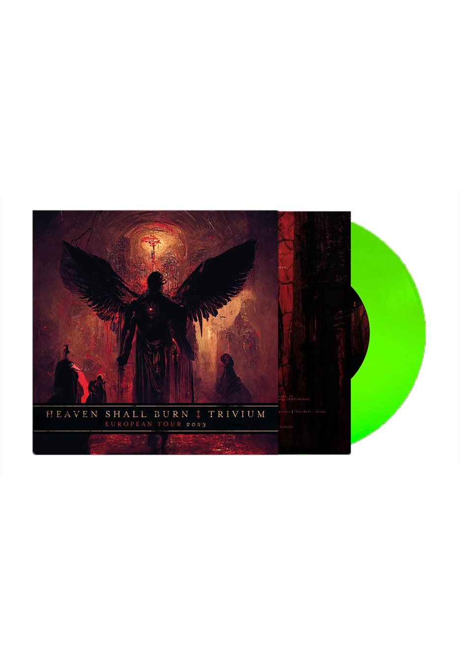Heaven Shall Burn X Trivium - European Tour 2023 Green - Colored Seven Inch