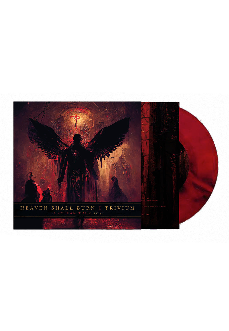 Trivium X Heaven Shall Burn - European Tour 2023 Red - Marbled Seven Inch