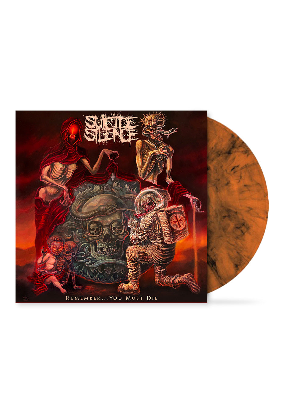 Suicide Silence - Remember... You Must Die Transparent Orange/Back - Marbled Vinyl