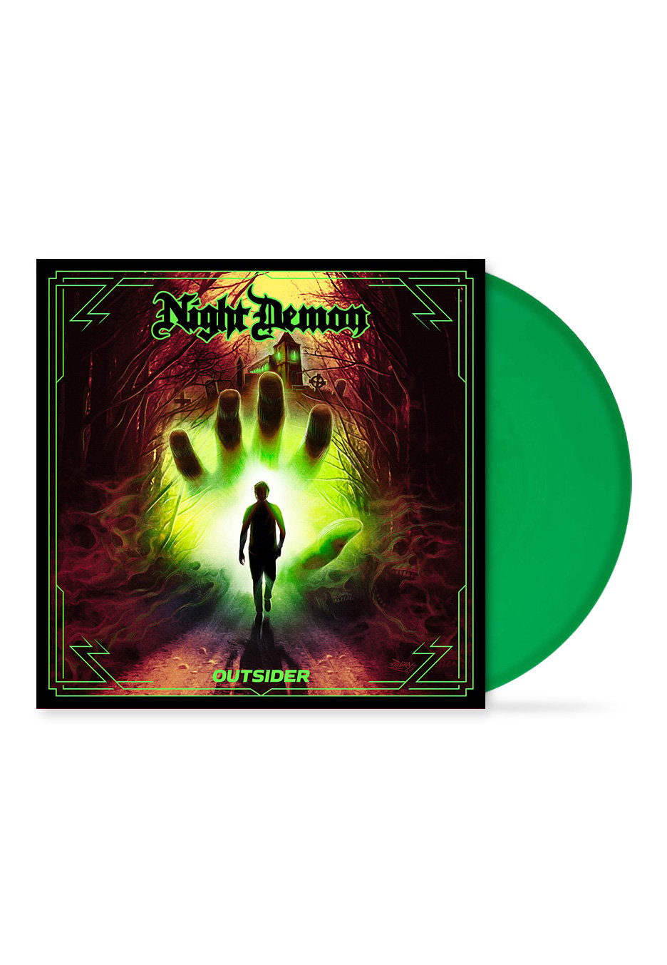 Night Demon - OUTSIDER Ltd. Transparent Green - Vinyl