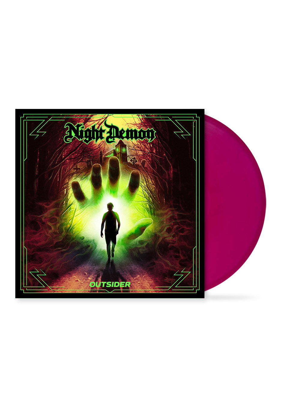 Night Demon - OUTSIDER Ltd. Transparent Magenta - Vinyl