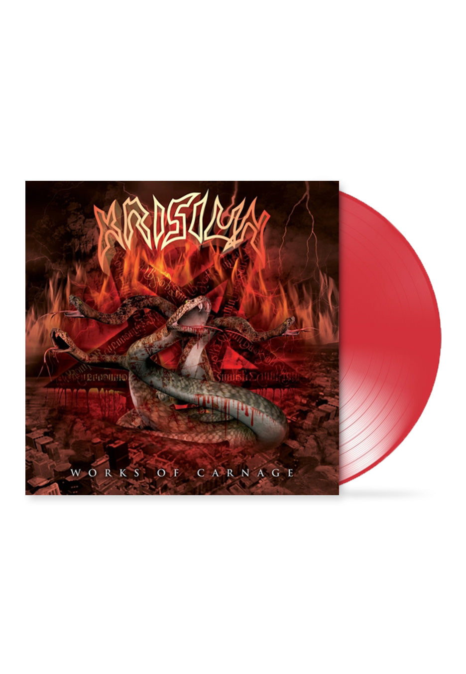 Krisiun - Works Of Carnate Red - Colored Vinyl