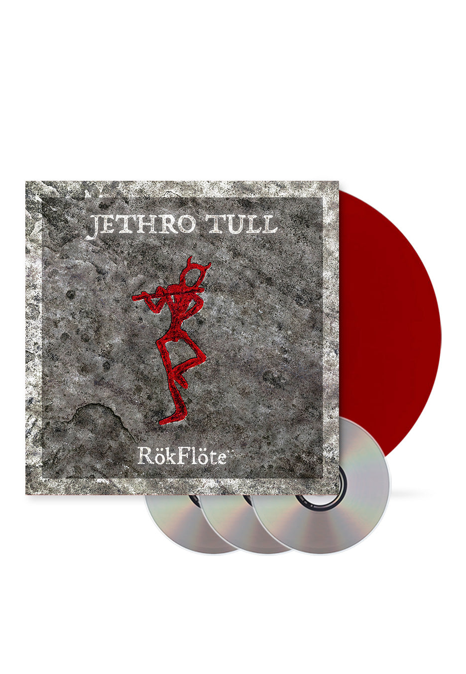 Jethro Tull - RökFlöte Ltd. Deluxe Dark Red - Colored 2 Vinyl + 2 CD + Blu Ray