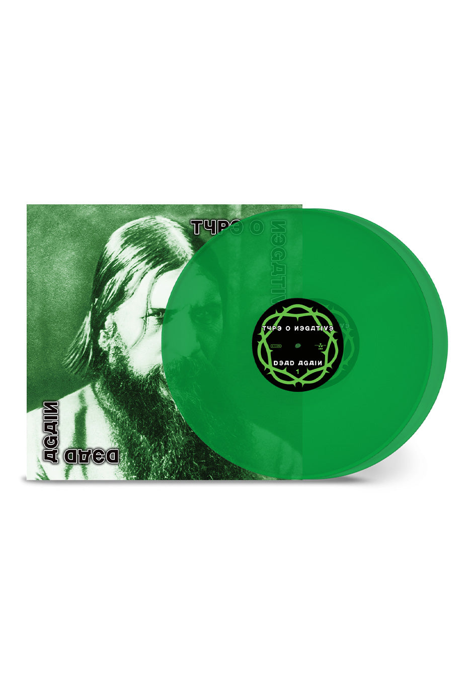 Type O Negative - Dead Again Ltd. Transparent Light Green - Colored 2 Vinyl
