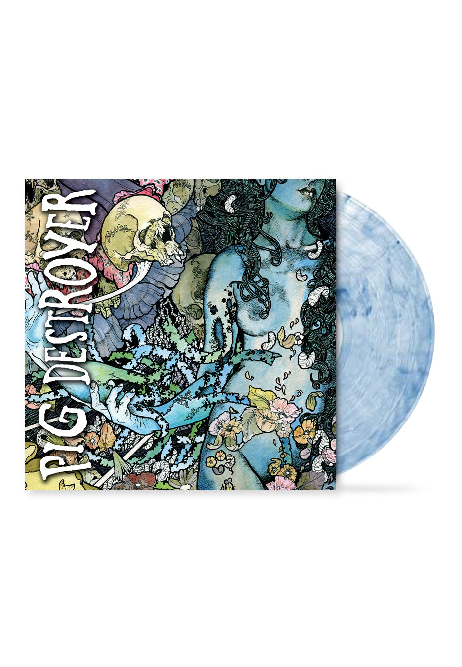 Pig Destroyer - Phantom Limb Clear w/ Blue - Marbled Vinyl | Neutral-Image