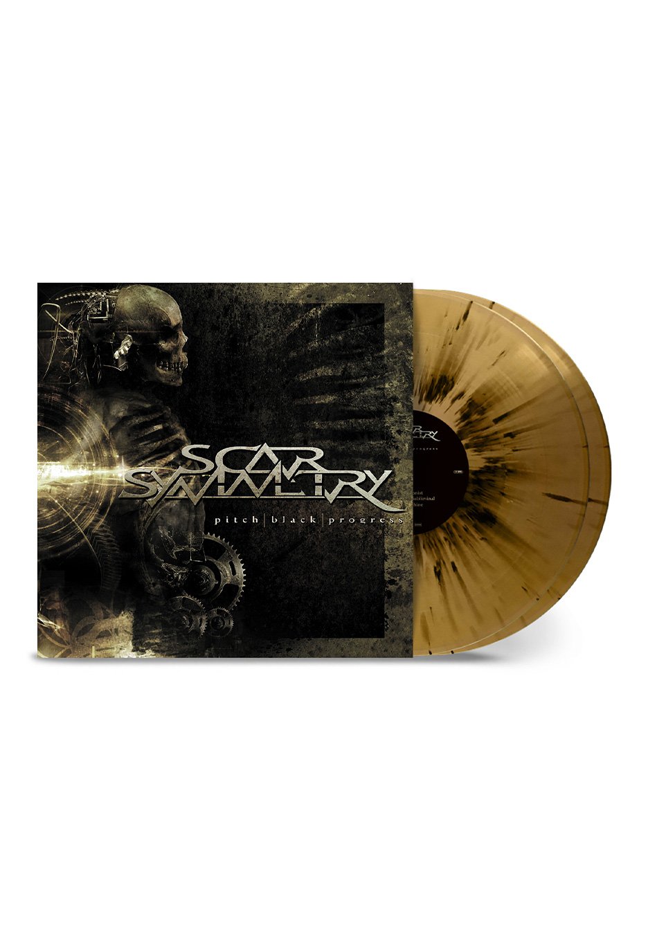 Scar Symmetry - Pitch Black Progress Ltd. Black/Gold - Splattered 2 Vinyl
