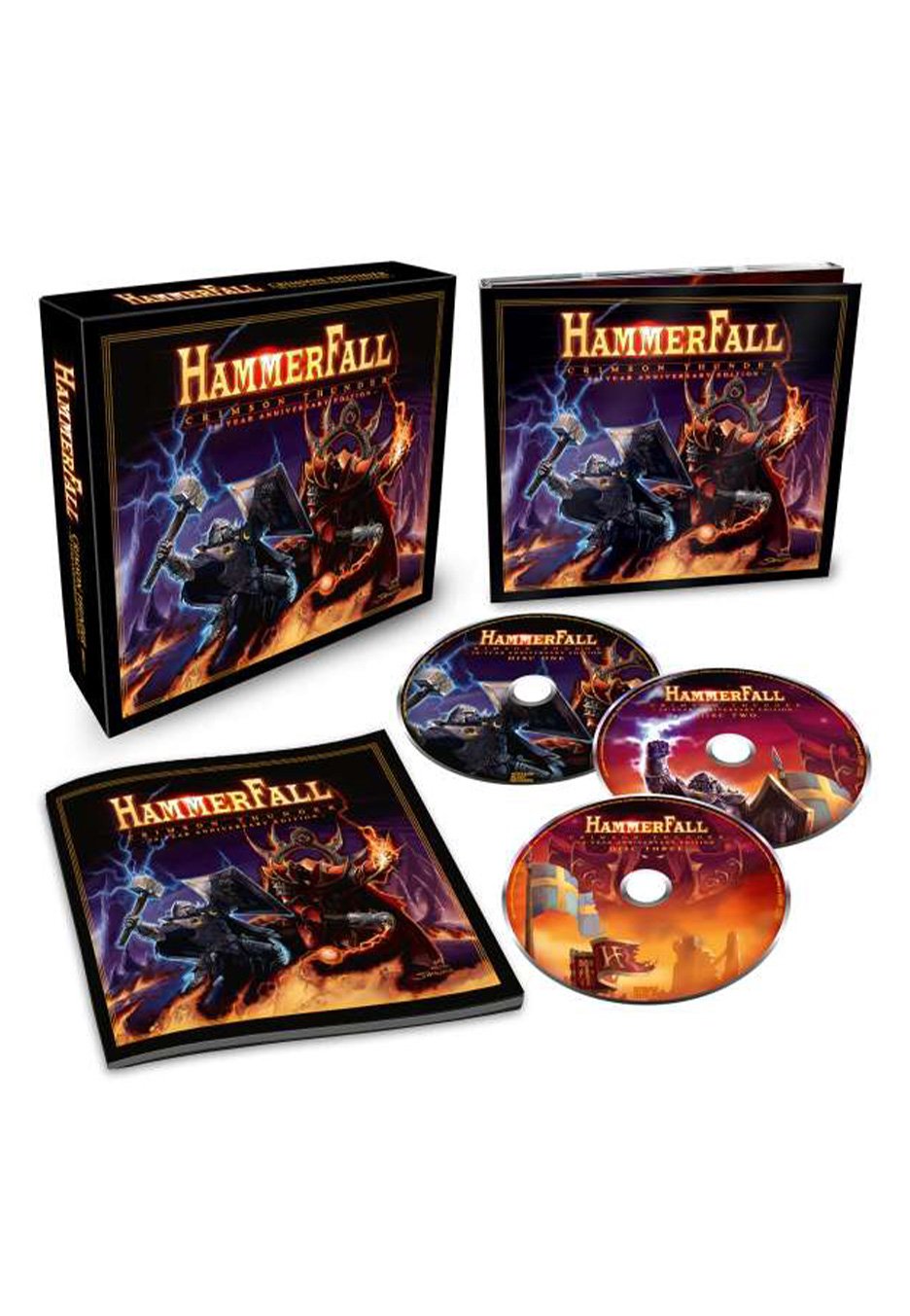 Hammerfall - Crimson Thunder: 20 Year Anniversary (Limited) - 3 CD Boxset