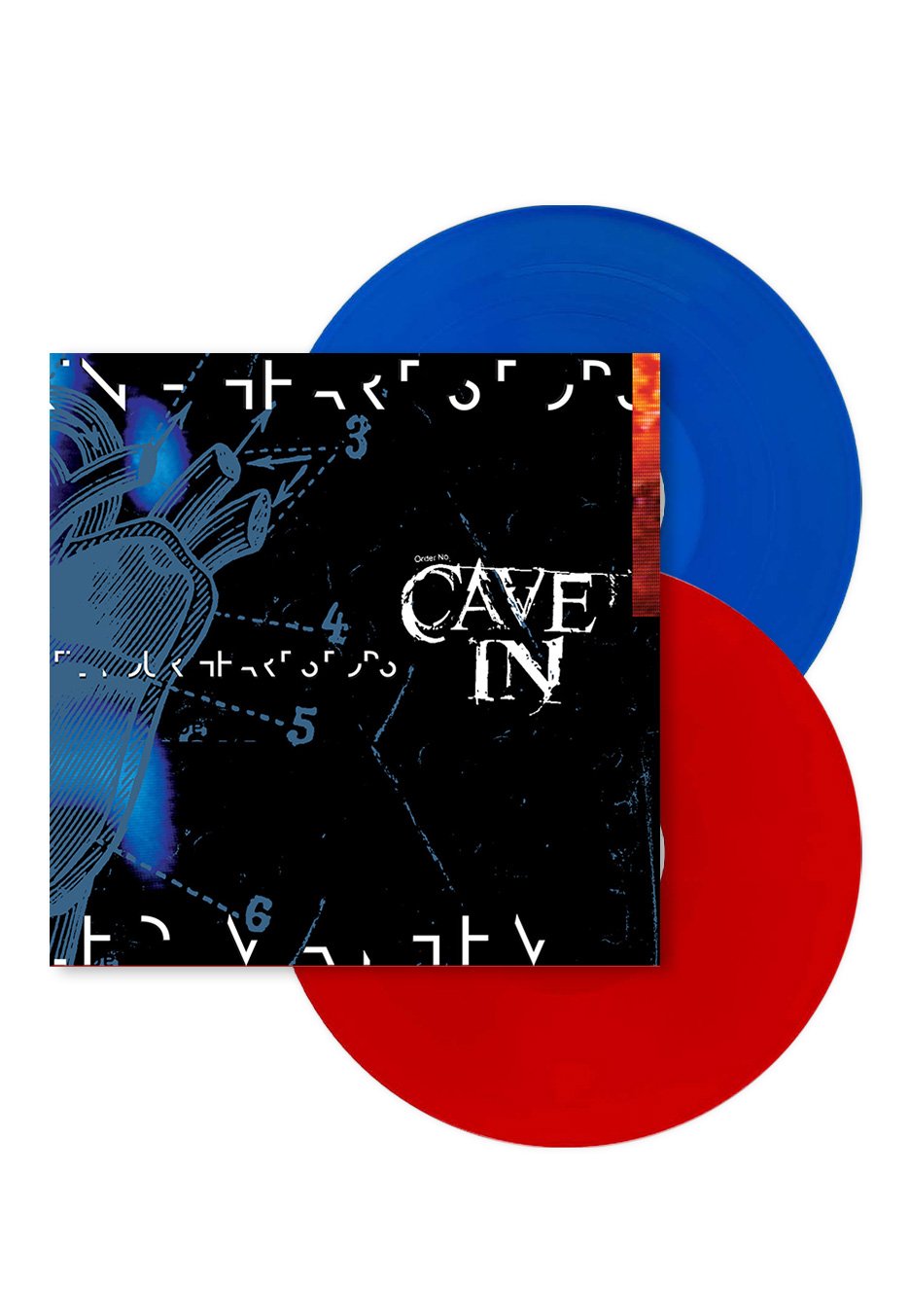 Cave In - Until Your Heart Stops Blood Red & Sea Blue - Colored 2 Vinyl