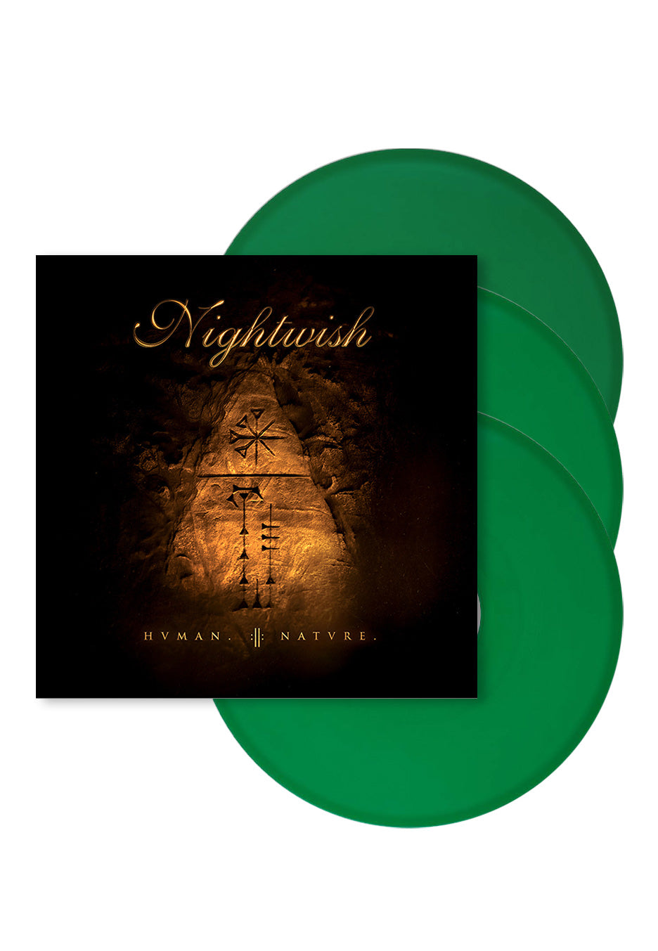 Nightwish - Human. :Ii: Nature. Ltd. Astro Green - Colored 3 Vinyl