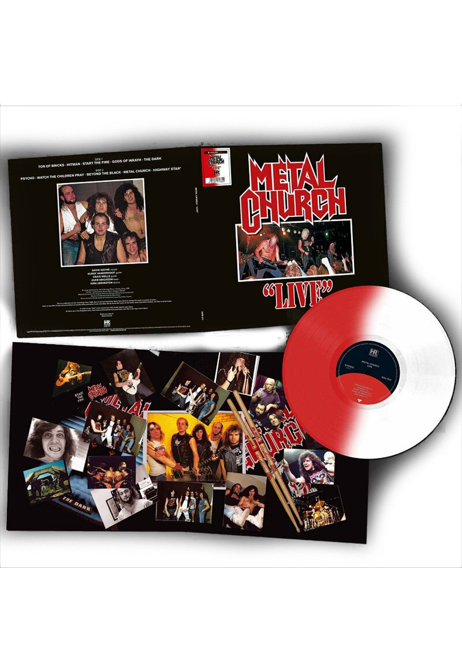 Metal Church - Live Ltd. White/Red Half/Half - Colored Vinyl