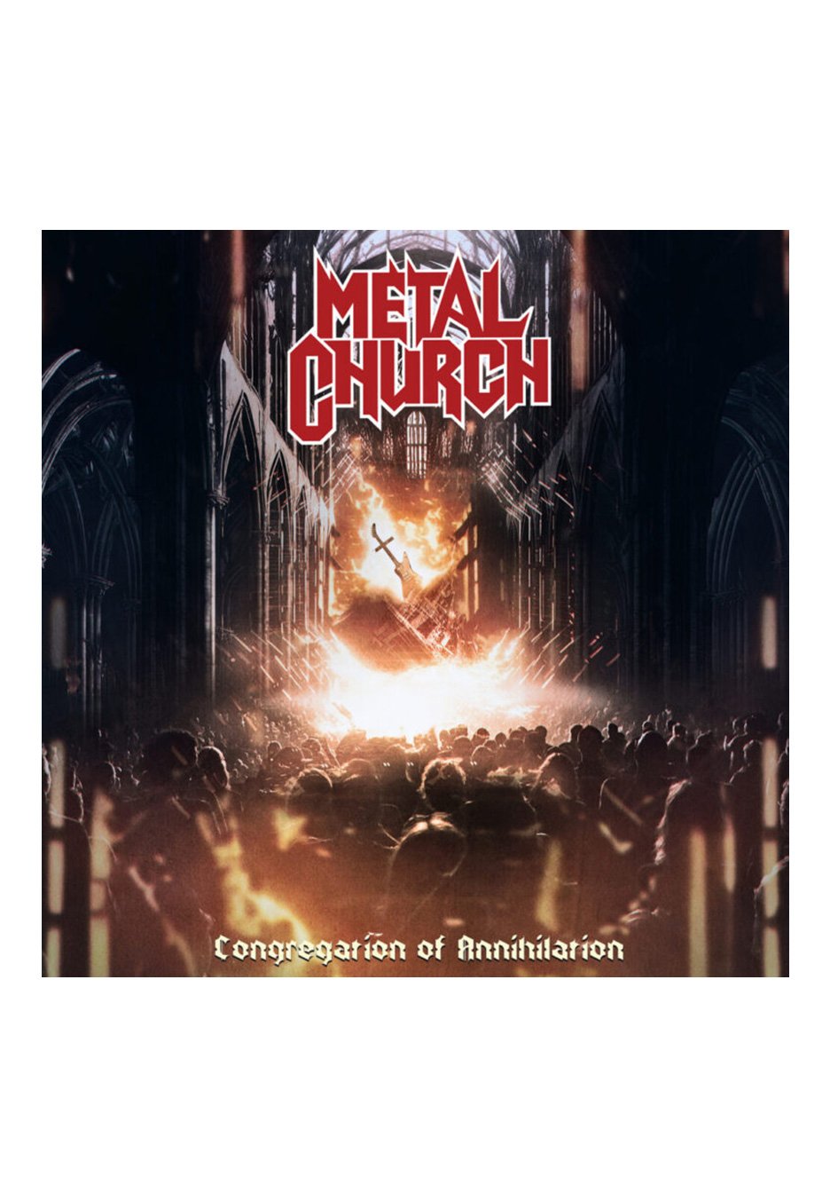 Metal Church - Congregation Of Annihilation Ltd. White/Orange/Red/Black - Marbled Vinyl