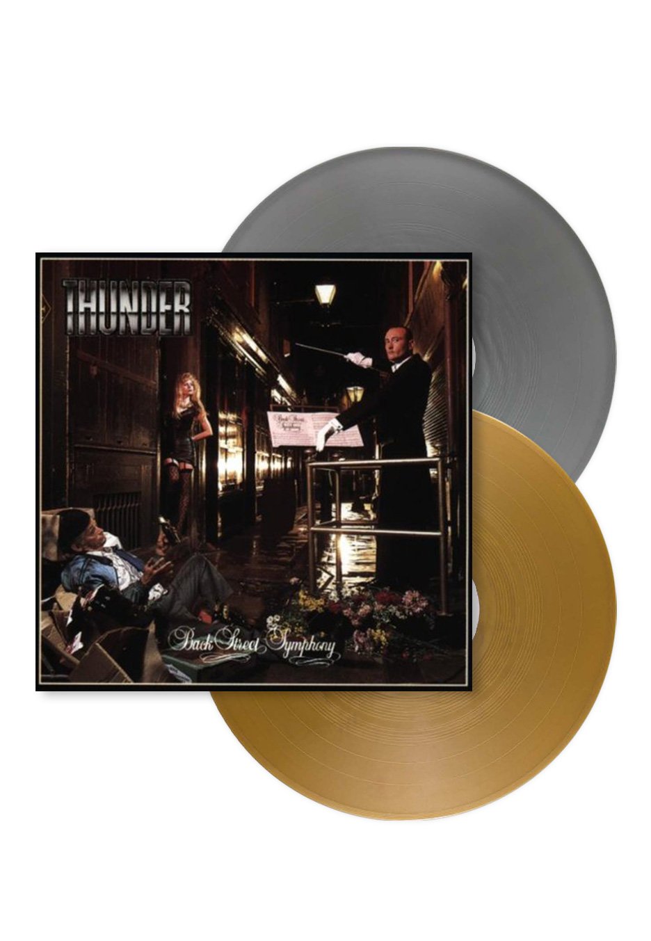 Thunder - Backstreet Symphony (Expanded Version) Ltd. Gold + Silver - Colored 2 Vinyl