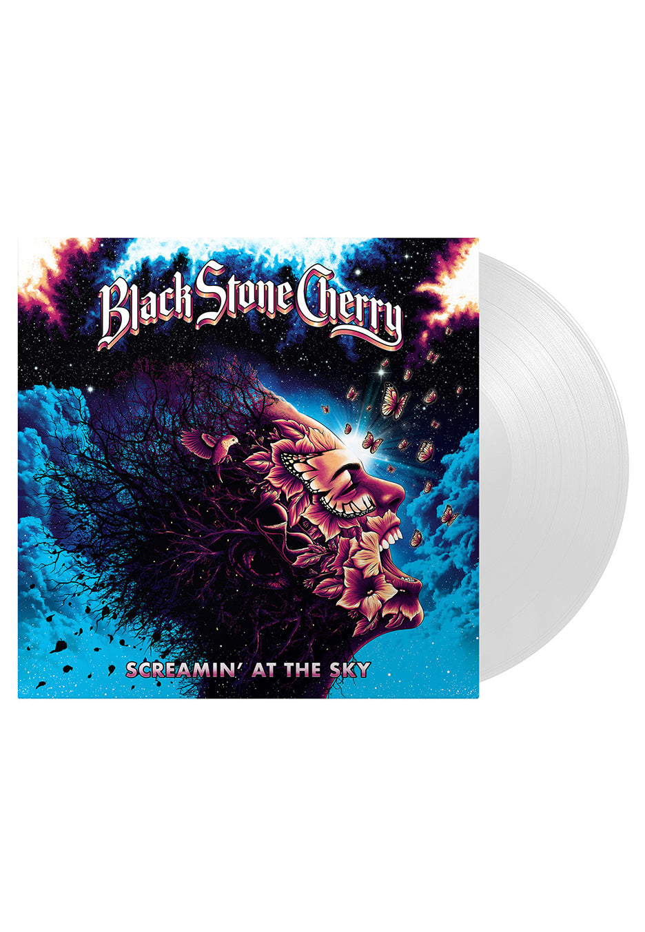 Black Stone Cherry - Screamin' At The Sky Ltd. Solid White - Colored Vinyl