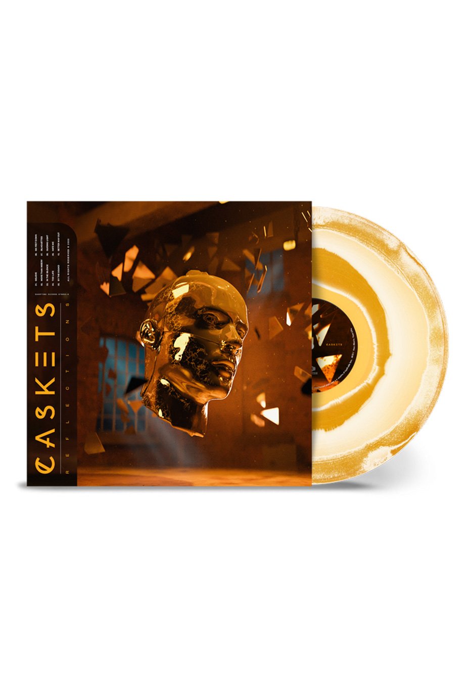 Caskets - Reflections Ltd. Orange/White Corona - Colored Vinyl