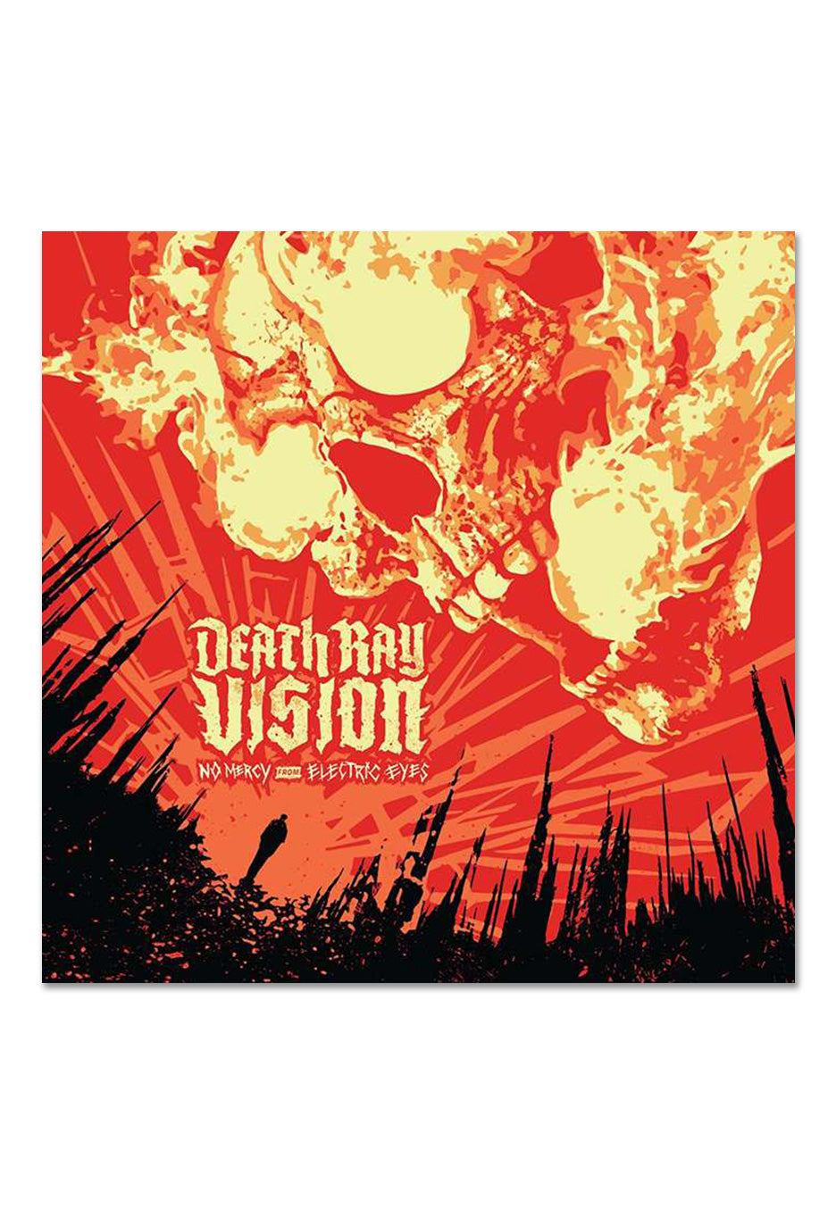 Death Ray Vision - No Mercy From Electric Eyes Red/Yellow - Marbled Vinyl