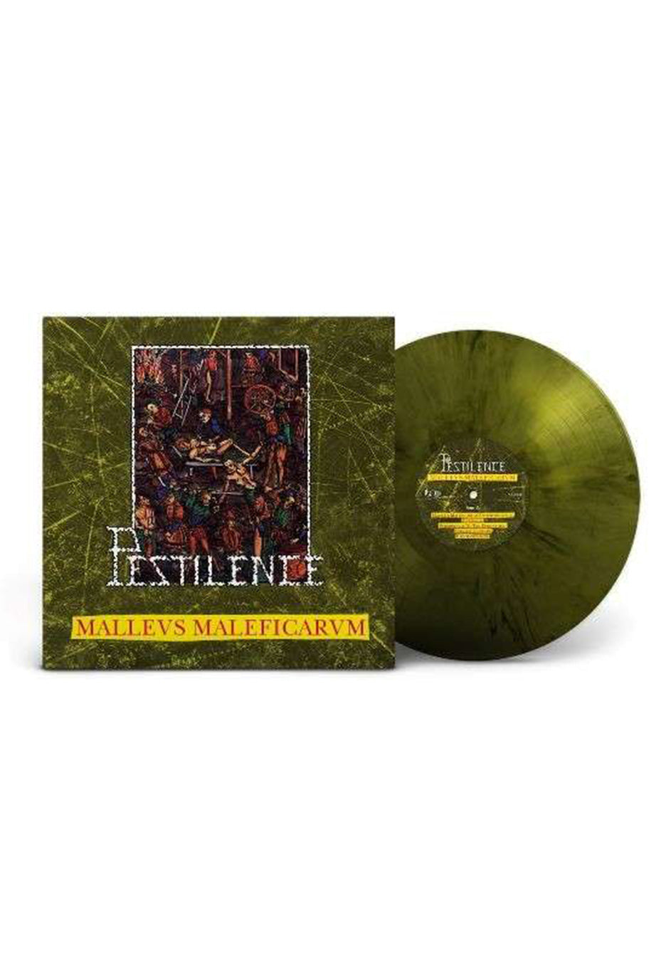 Pestilence - Malleus Maleficarum (Remastered) Ltd. Green - Marbled Vinyl