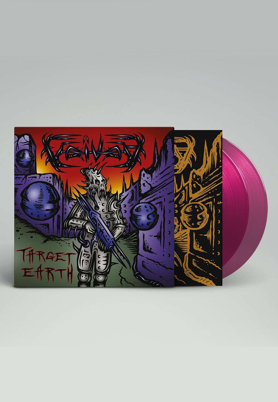 Voivod - Target Earth Ltd. Magenta - Colored 2 Vinyl