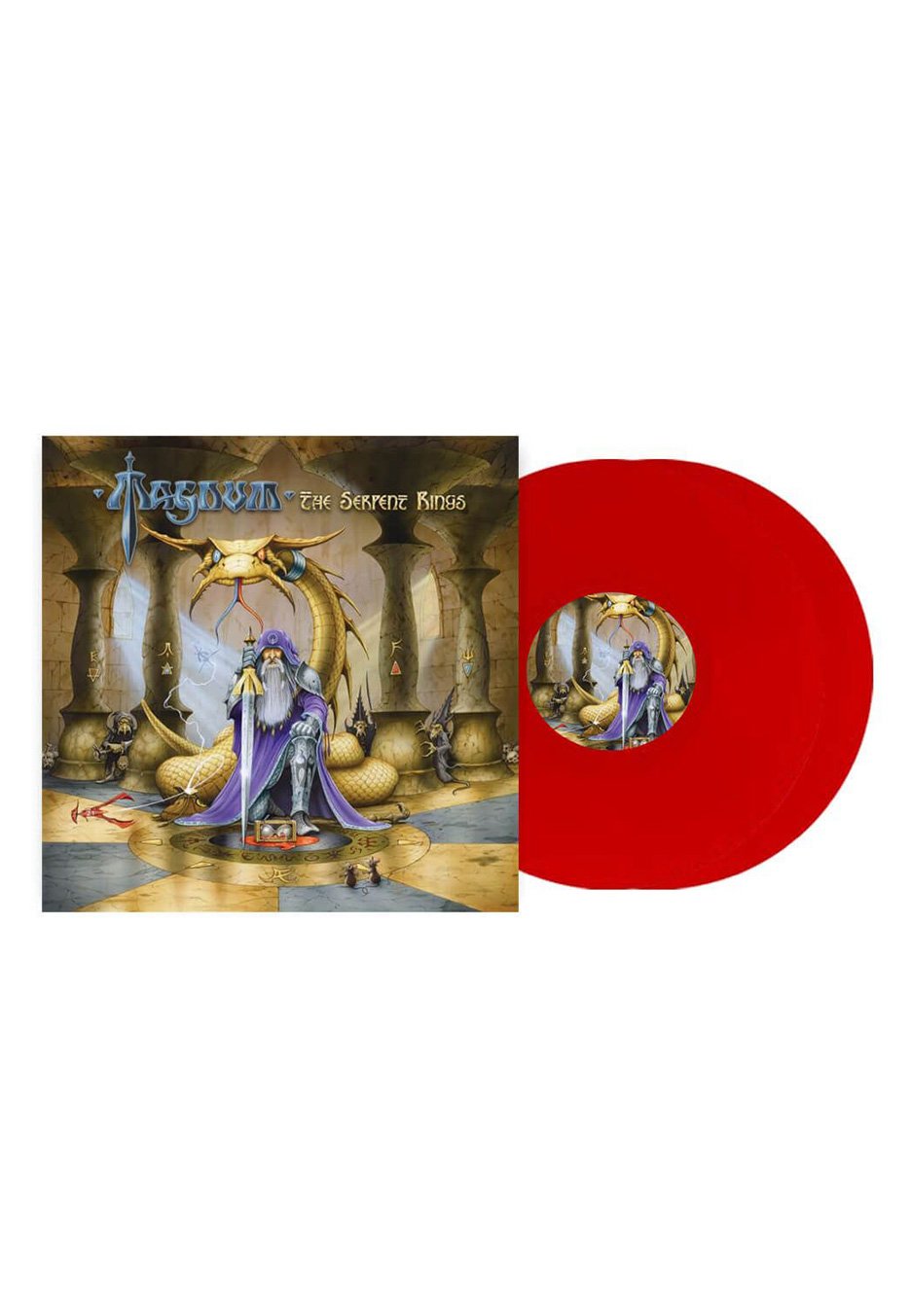 Magnum - The Serpent Rings Solid Red - Colored 2 Vinyl