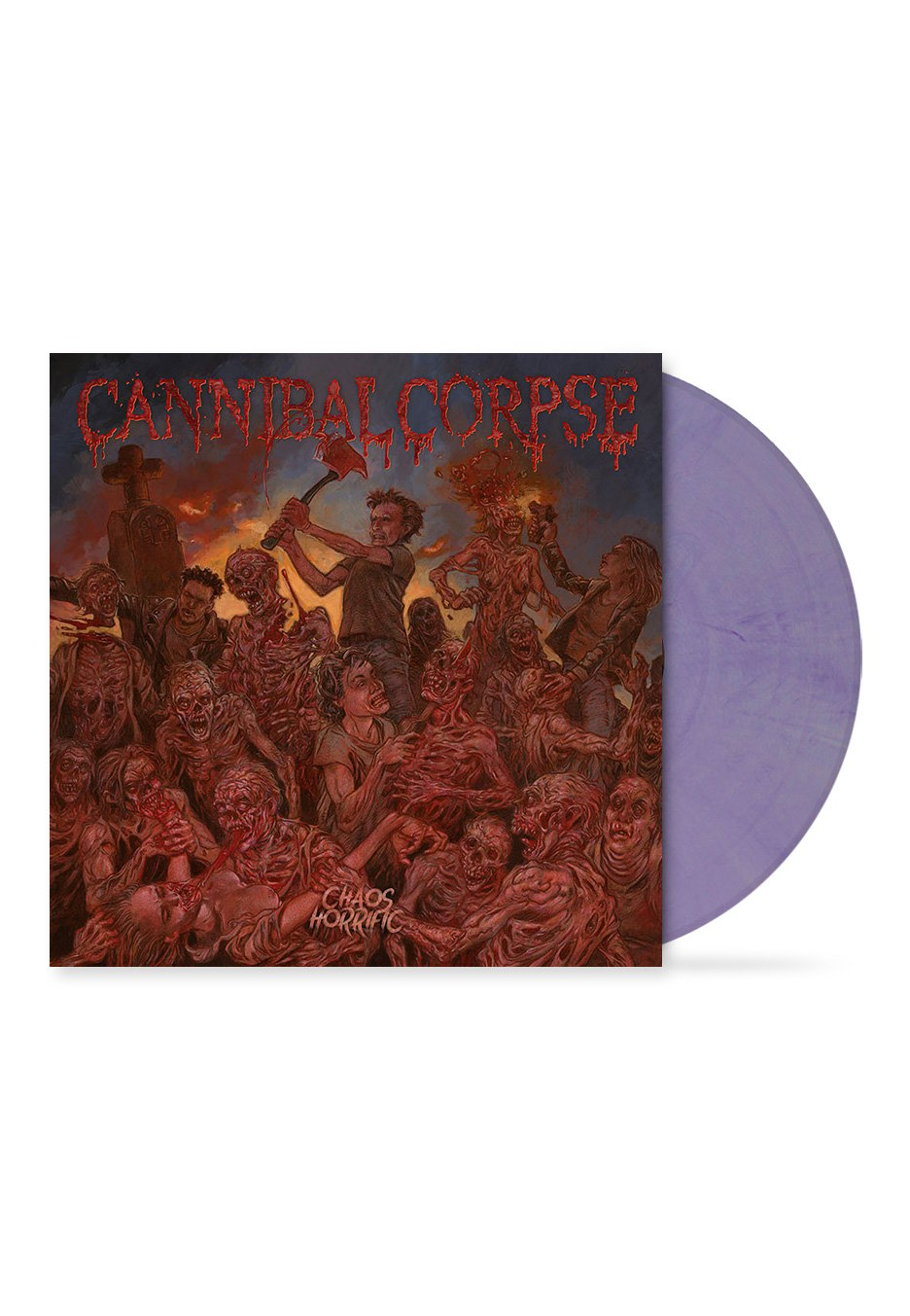 Cannibal Corpse - Chaos Horrific Pearl Violet - Marbled Vinyl