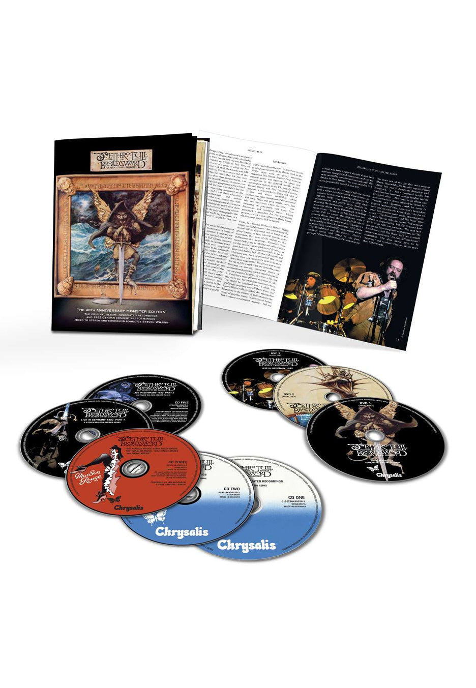 Jethro Tull - The Broadsword And The Beast (The 40 Anniversary) - 5 CD + 3 DVD Boxset