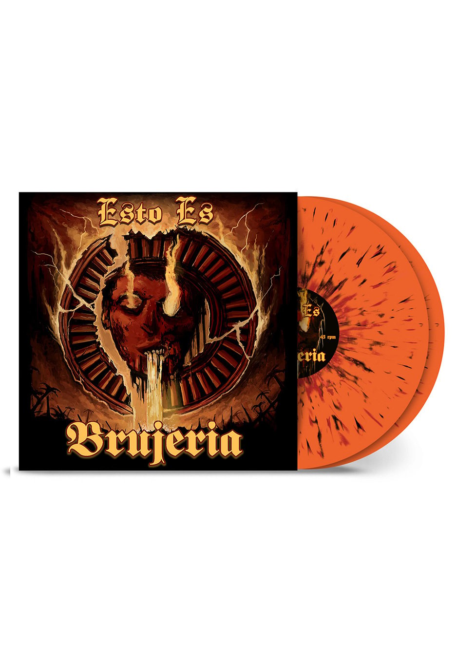 Brujeria - Esto Es Brujeria Ltd. Orange/Red/Black - Splattered 2 Vinyl