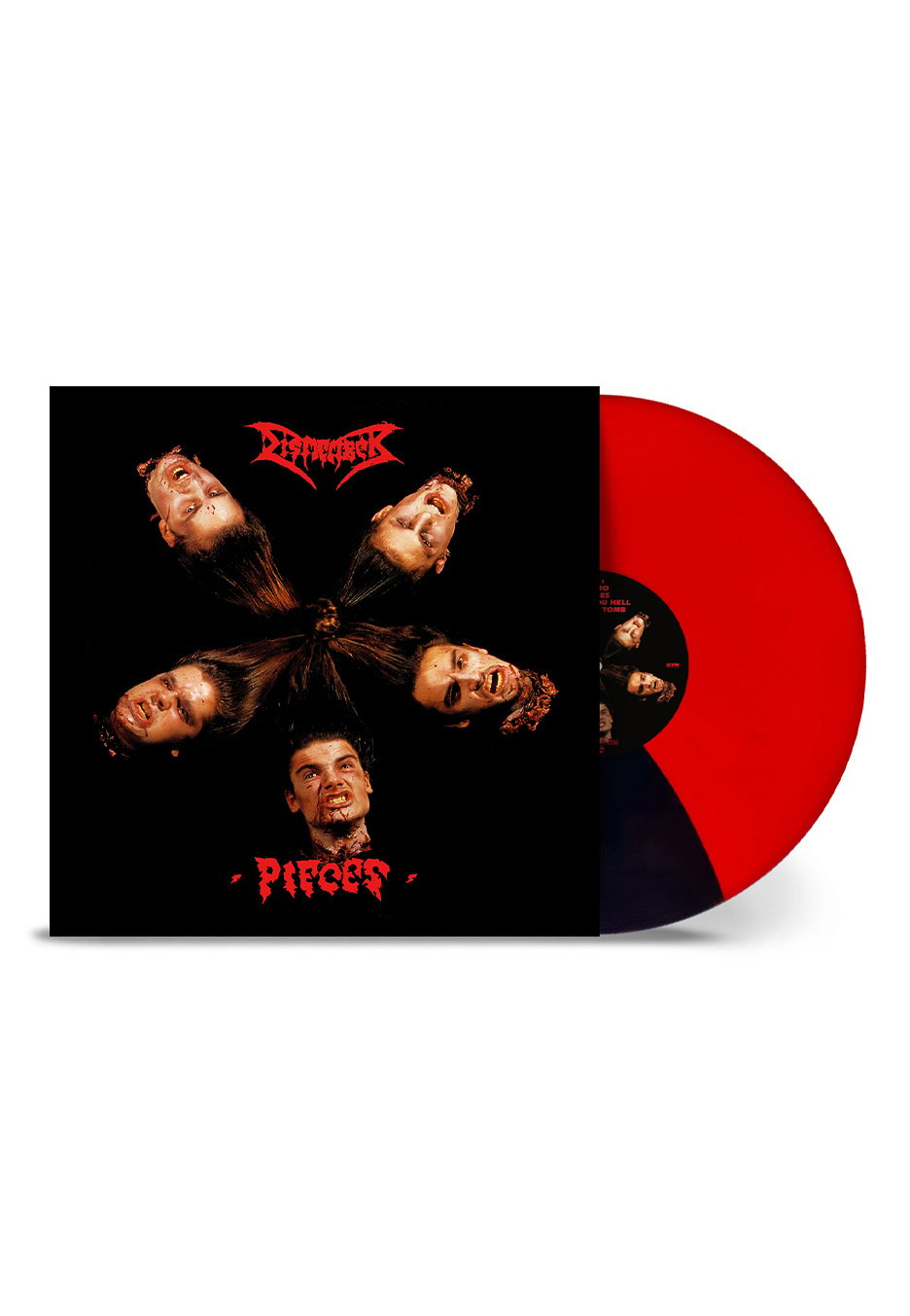 Dismember - Pieces Ltd. Red/Black Half/Half - Colored Vinyl