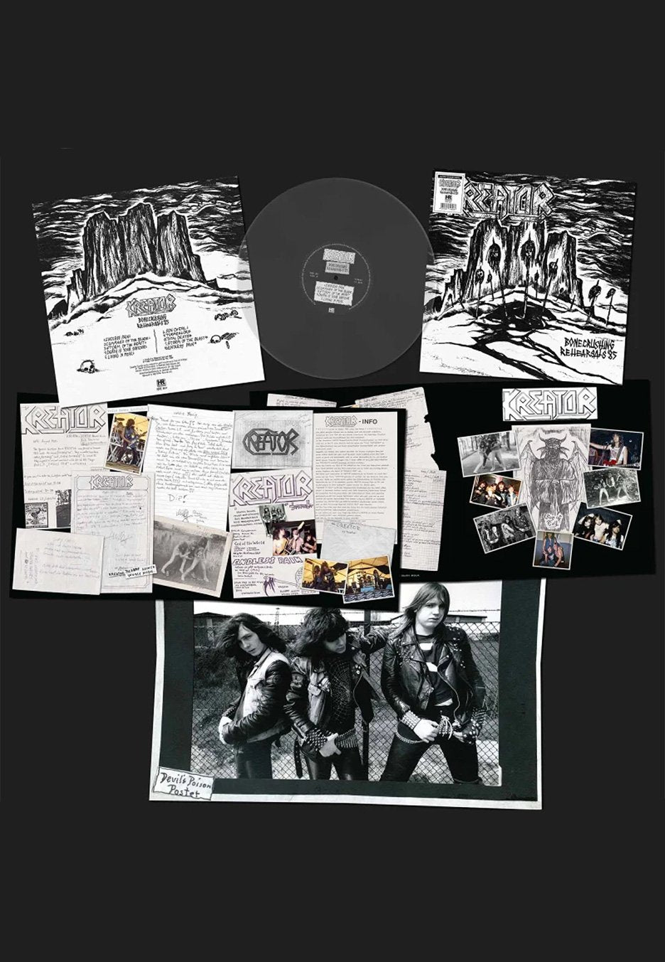 Kreator - Bonecrushing Rehearsals '85 Ltd. Trans Ultra Clear - Colored Vinyl