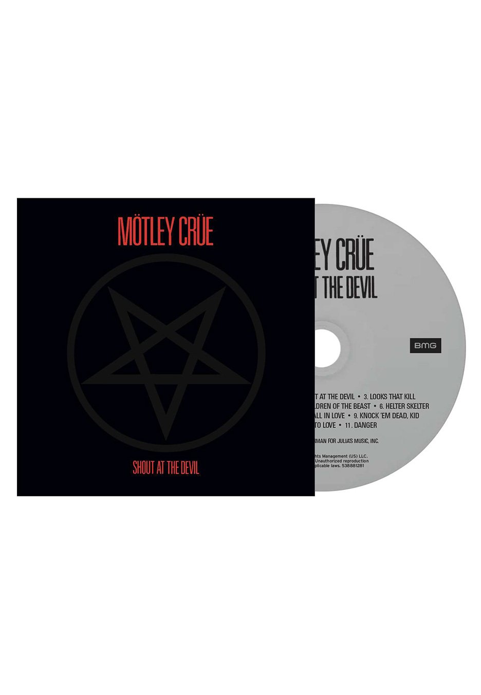Mötley Crüe - Shout At The Devil (40th Anniversary) Ltd. LP Replica - CD