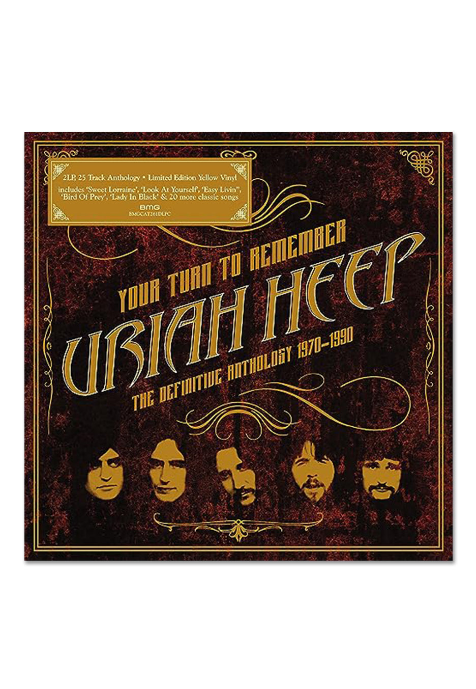 Uriah Heep - The Definitive Anthology 1970-1990 Ltd. Yellow - Colored 2 Vinyl