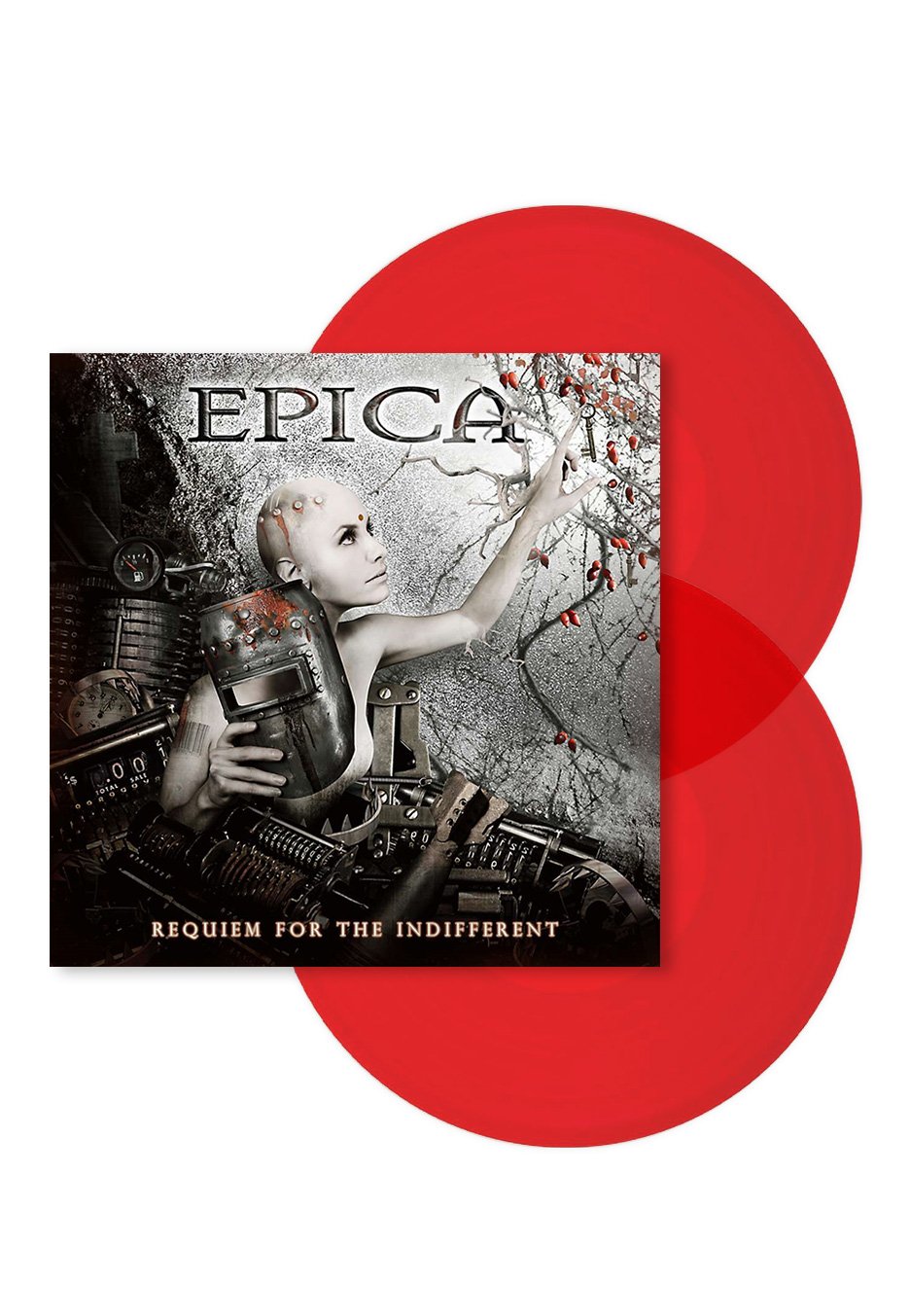 Epica - Requiem For The Indifferent Ltd. Transparent Red - Colored 2 Vinyl
