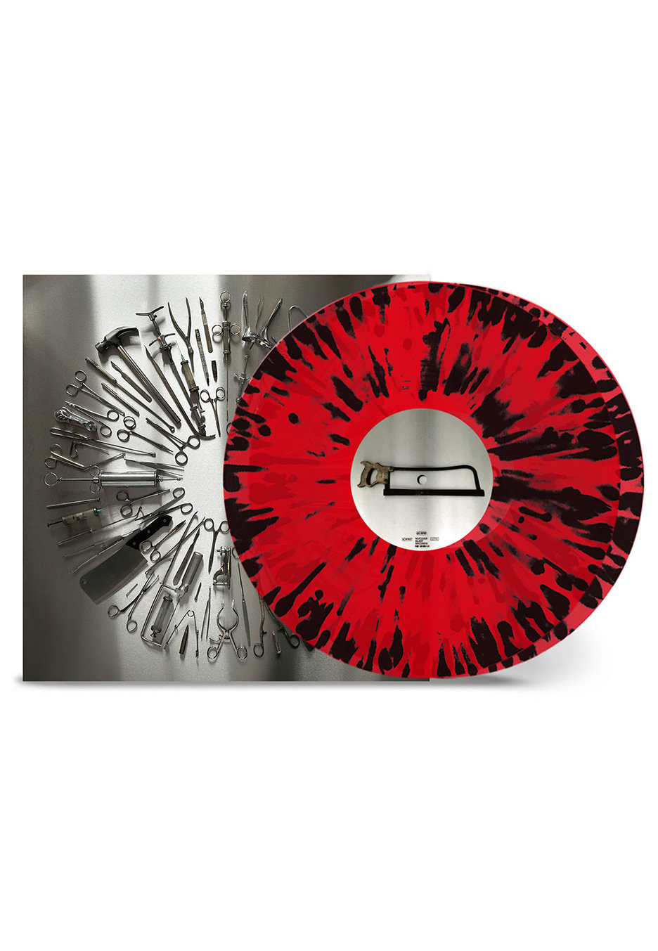 Carcass - Surgical Steel Ltd. Red w/ Black - Splattered 2 Vinyl
