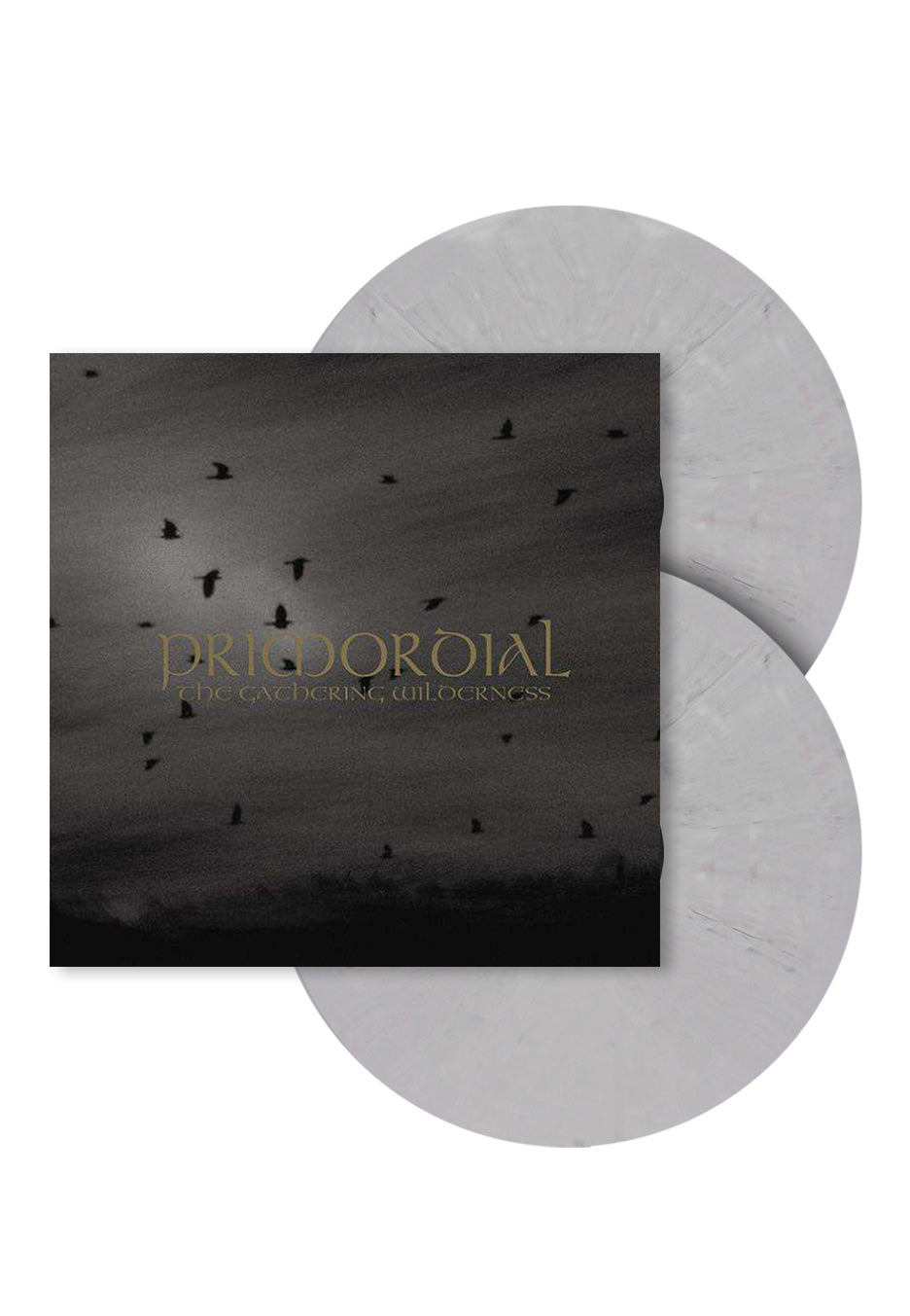 Primordial - The Gathering Wilderness Ltd. Light Grey - Matbled 2 Vinyl | Neutral-Image