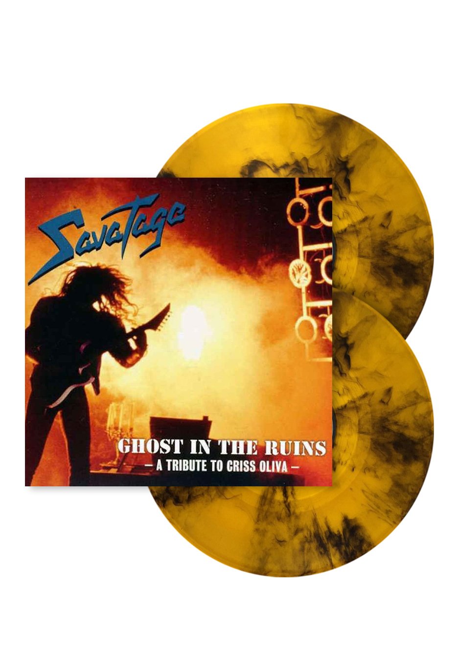 Savatage - Ghost In The Ruins Ltd. Yellow/Black - Marbled 2 Vinyl