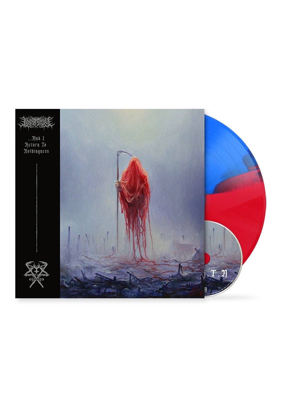 Lorna Shore - ...And I Return To Nothingness EP Ltd. Sky Blue Red Split - Colored Vinyl + CD
