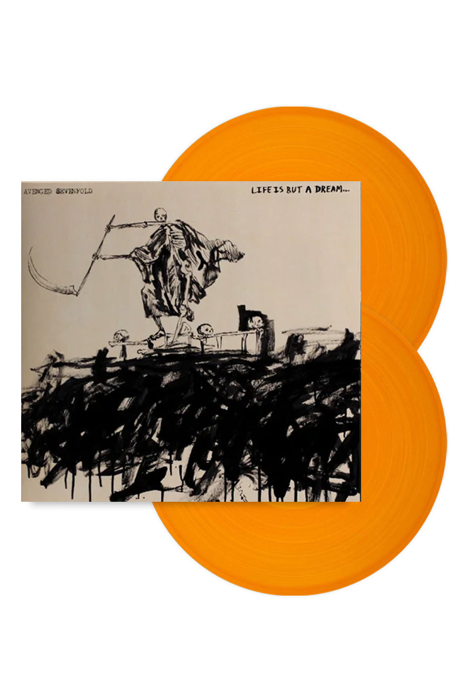 Avenged Sevenfold - Life Is But A Dream Ltd. Orange - Colored 2 Vinyl