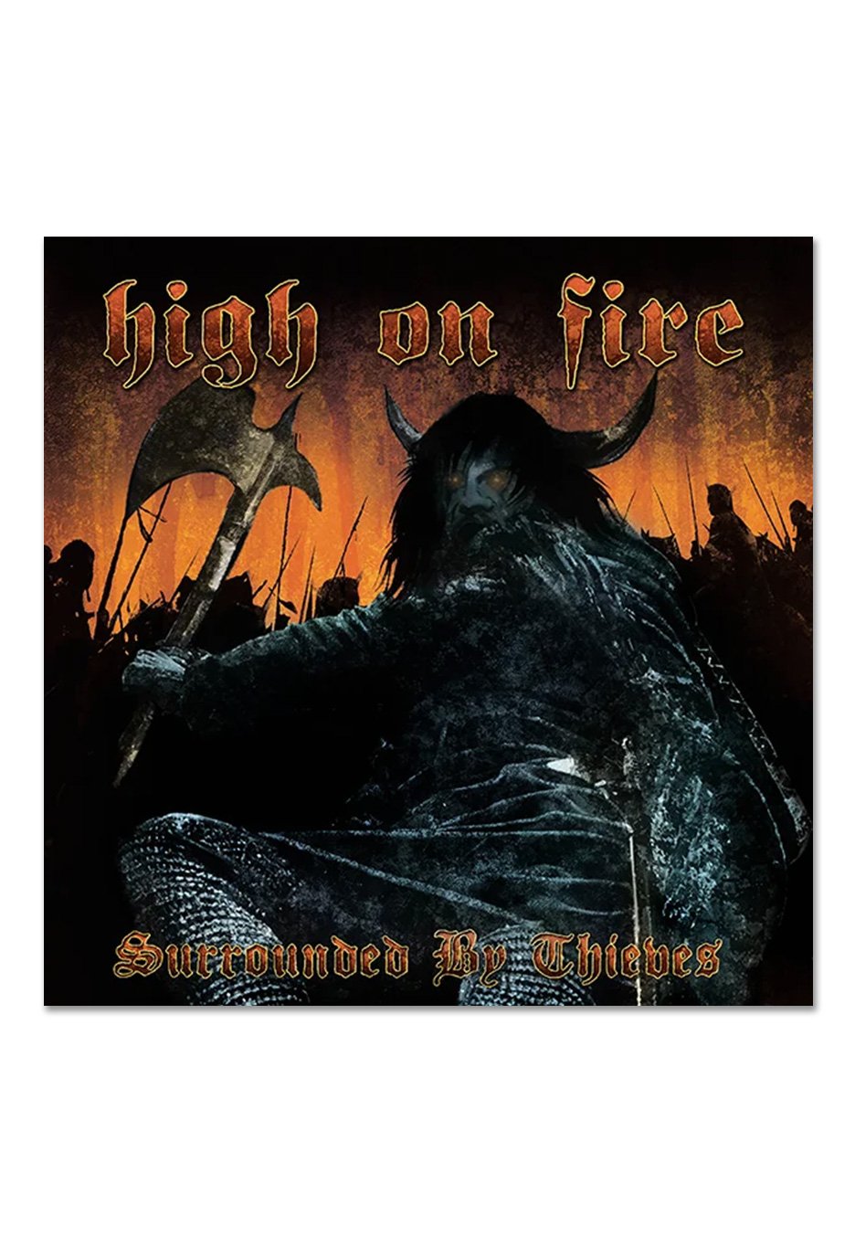 High On Fire - Surrounded By Thieves Aqua Blue Galaxy - Colored 2 Vinyl