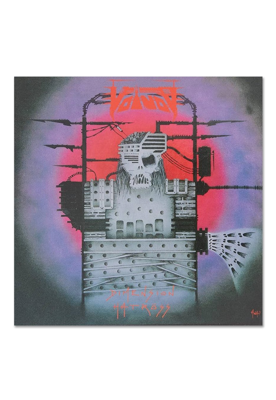 Voivod - Dimension Hatröss Ltd. White w/ Pink Splatter - Colored Vinyl