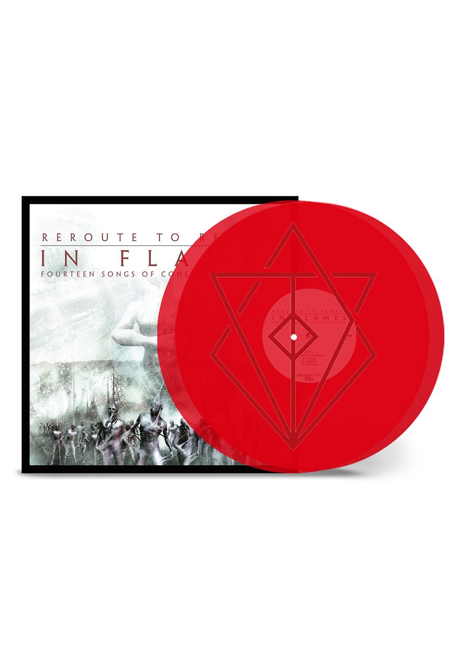 In Flames - Reroute To Remain Ltd. Transparent Red - Colored 2 Vinyl