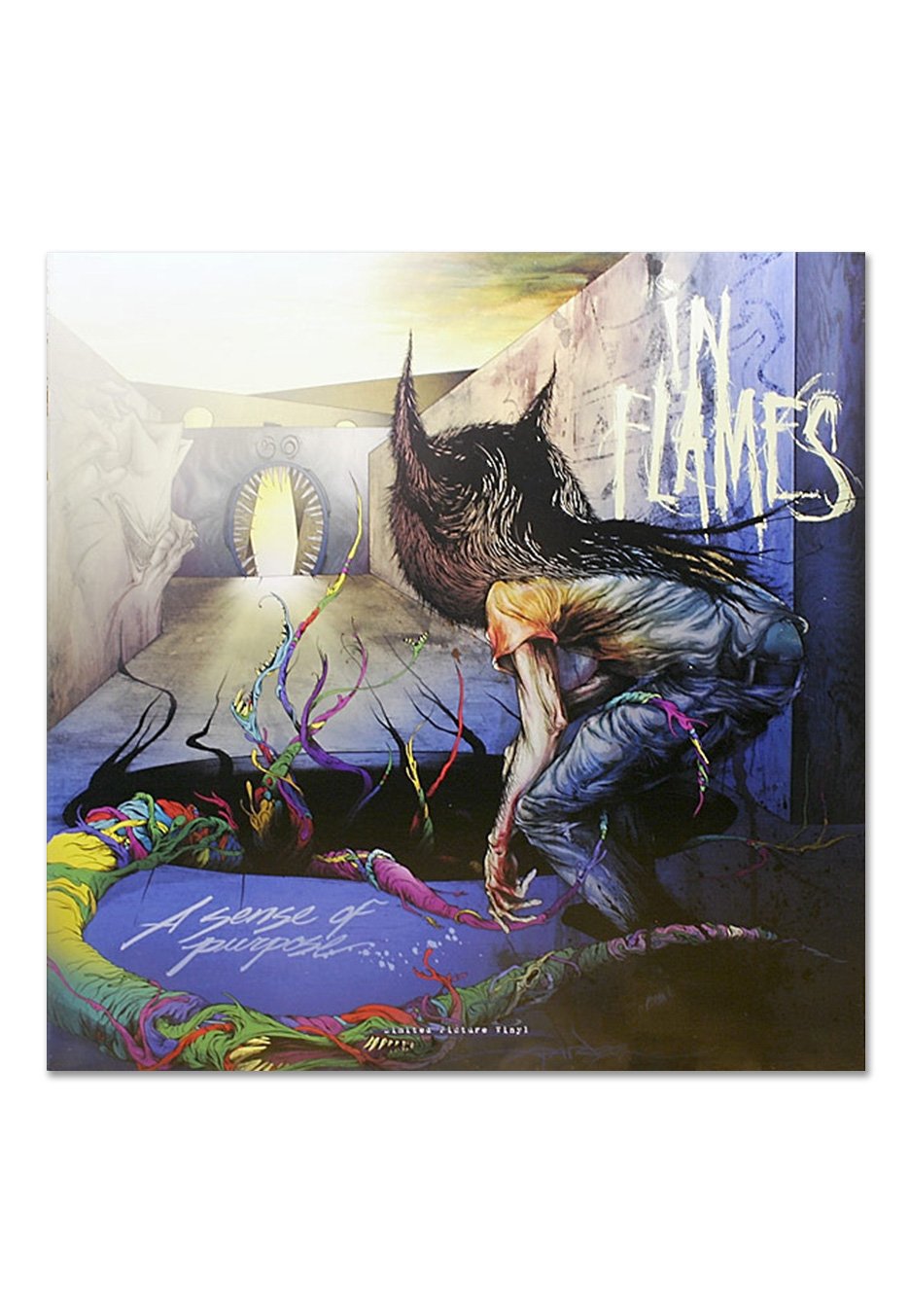 In Flames - A Sense Of Purpose + The Mirror's Truth Ltd. Transparent Ocean Blue - Colored 2 Vinyl