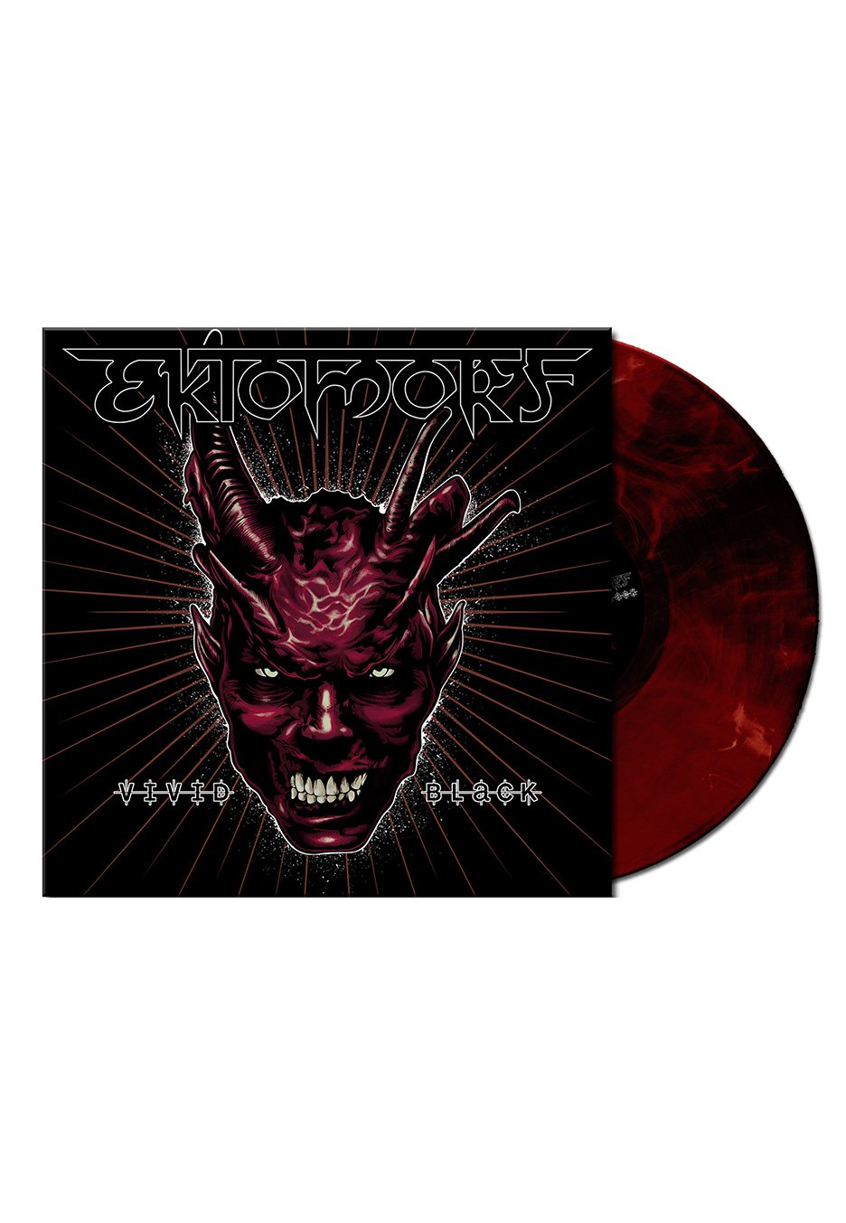 Ektomorf - Vivid Black Ltd. Black/Red - Marbled Vinyl